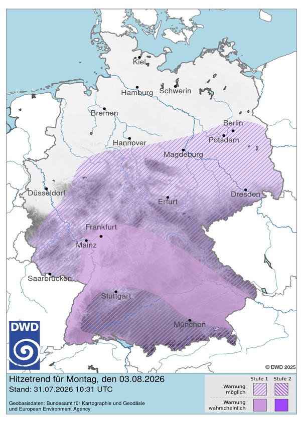 Vorhersage dritter Tag